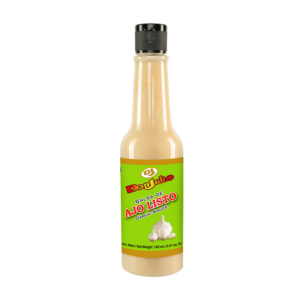 bote de salsa de ajo