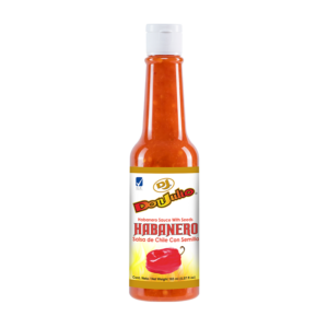 salsa de chile habanero en bote